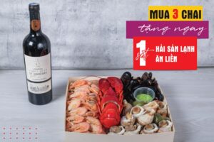 MUA 03 chai vang Pháp Chateau Saint-Jean được tặng ngay Set Hải Sản Lạnh tuyệt hảo